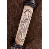 Couteau Viking Sax, cordon d’os avec motif nordique dans le style Jellinge, 17ème siècle. X  - 3
