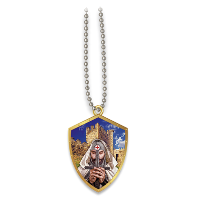 PENDANT TWO KNIGHTS TEMPLÁRIOS, Model3  - 1