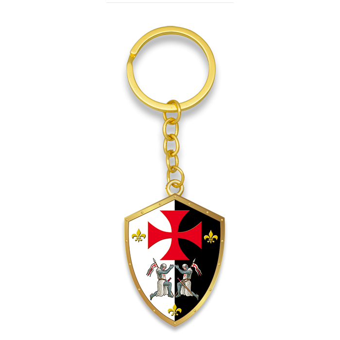 CHAVEIRO DOS CAVALEIROS TEMPLÁRIOS, MODELO1  - 1