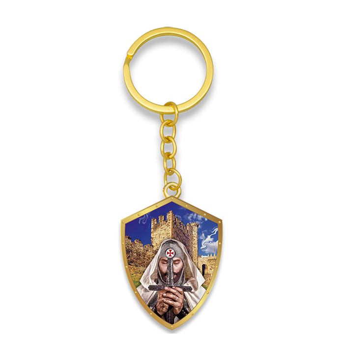 CHAVEIRO DOS CAVALEIROS TEMPLÁRIOS, MODELO3  - 1