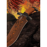 Cuchillo Gil Hibben - Hellfyre Highlander Bowie Cuchillo con dobladillo  - 2