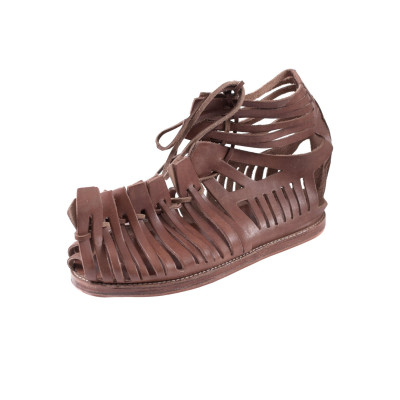 Roman sandals, caligae, light brown  - 1