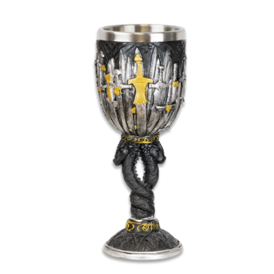 Coupe Crâne de Dragon avec épées  - 1