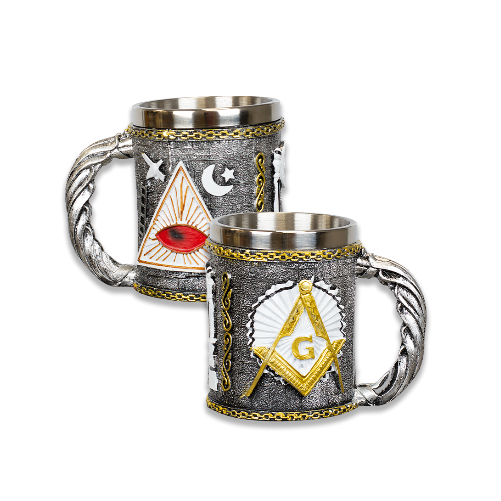 Tasse maçonnique en aluminium  - 1