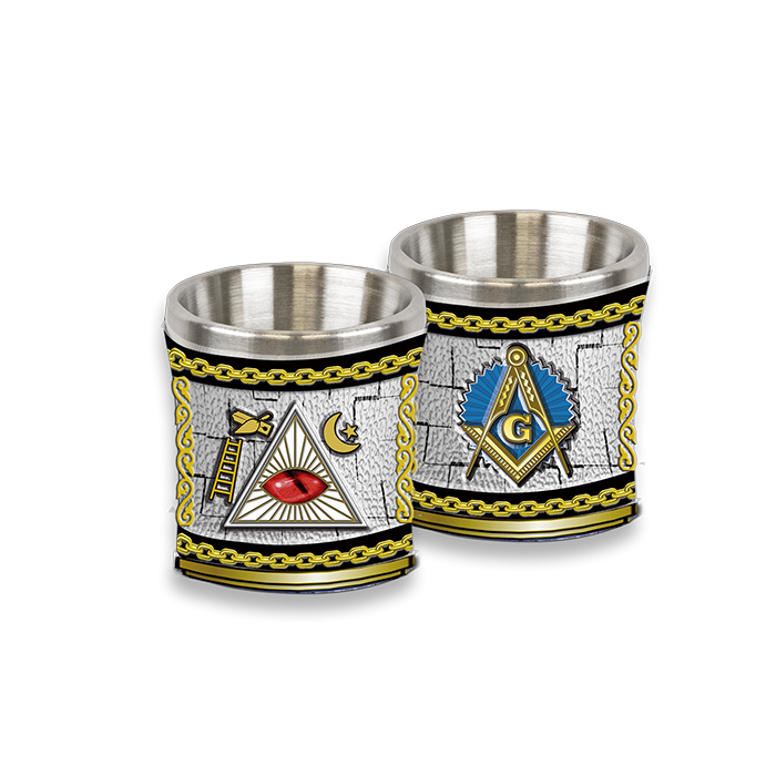 Cup Masonic chupito , 6 cms  - 1