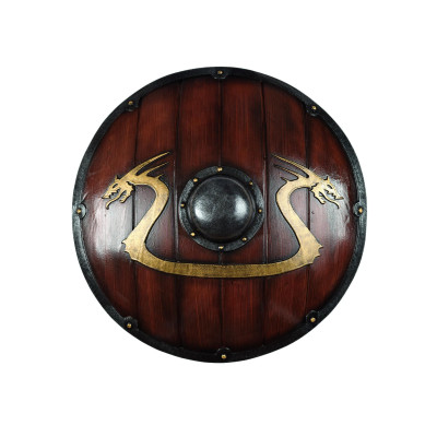 Viking Dragon Shield - Wood  - 1