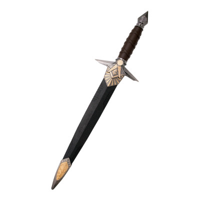 Masonic dagger with symbology, includes sheath  - 1