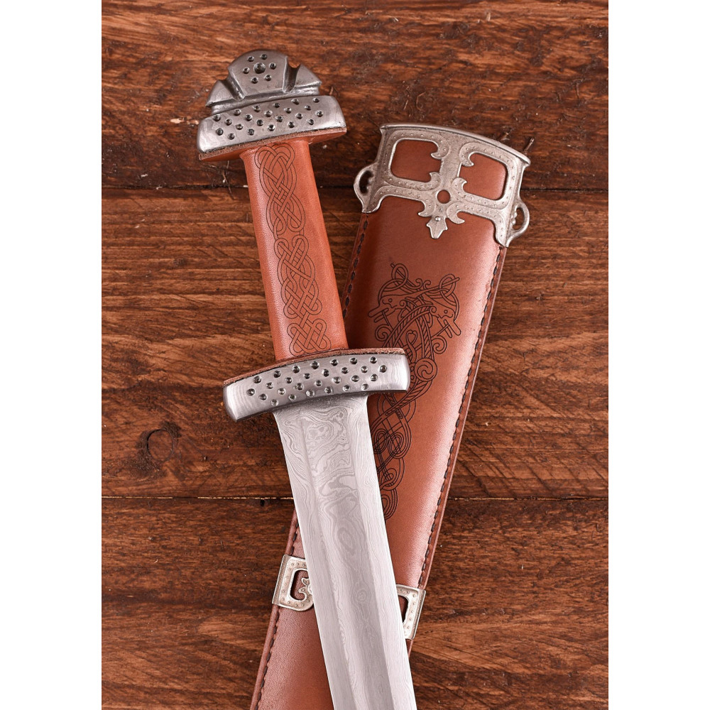 Viking Sword Trondheim - Damascus Steel  - 6
