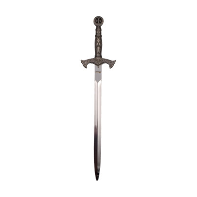 Mini Espada Templários ornamentada , 21cms  - 1