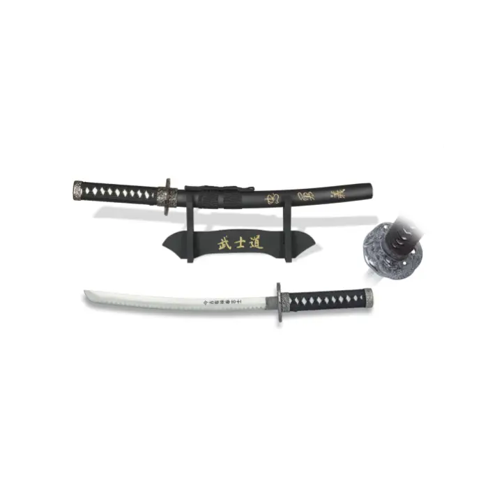 Reproducción de espada corta japonesa (ambas) para decoración  - 2