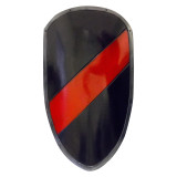 Coquille en latex, rouge et noir  - 2