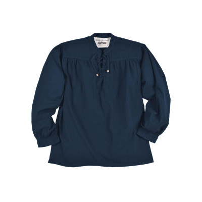 Medieval shirt Ludwig, blue  - 1