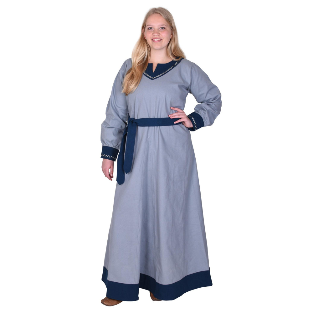 Viking Jona dress, blue-grey/blue  - 1