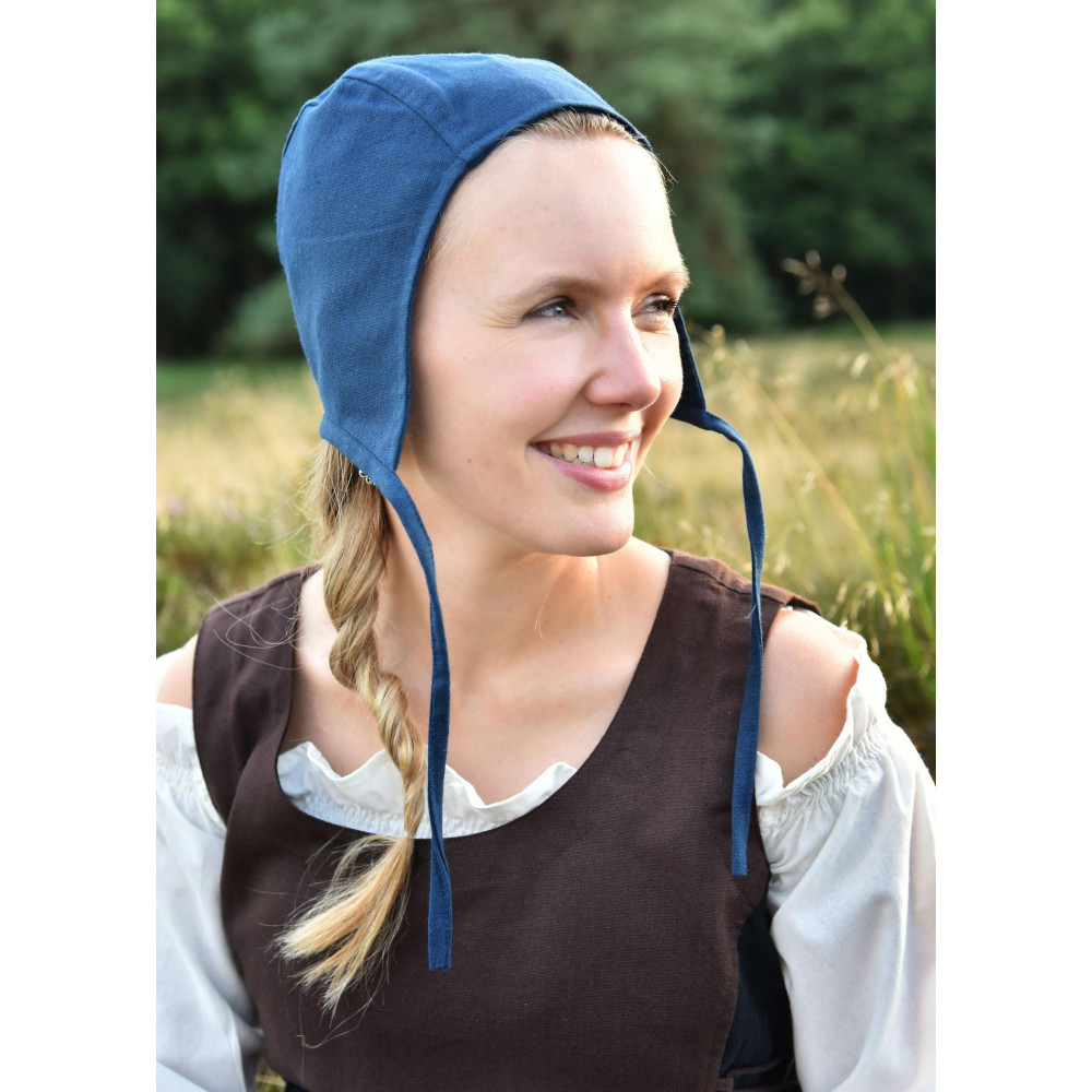 Medieval hood with cazul ties  - 2