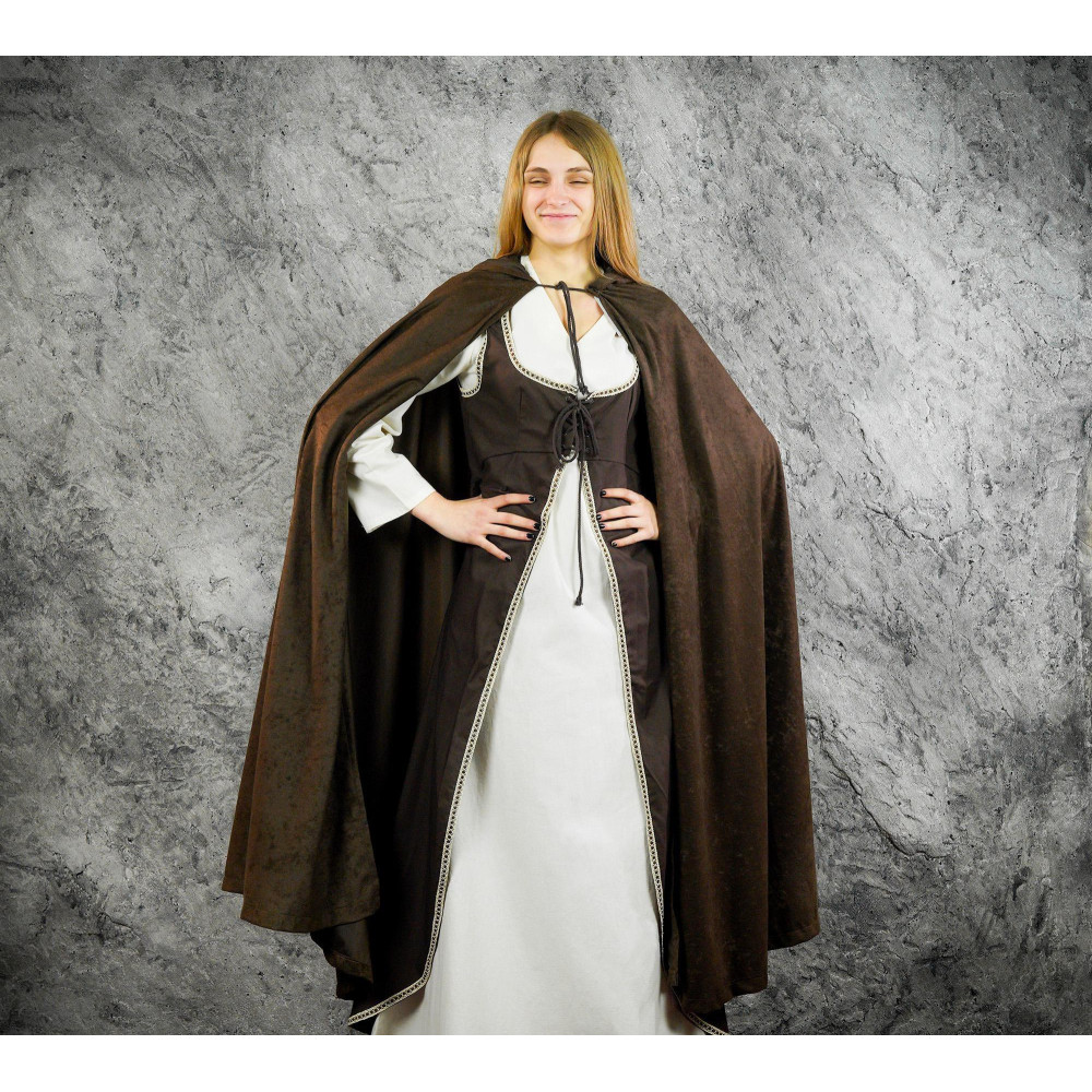 Suede Hood cover, brown color  - 4