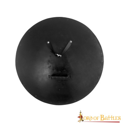 Coquille en bois rond viking faite à la main et fonctionnelle  - 3