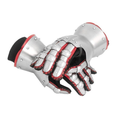 Cavaliere medievale Guanti a clessidra del 14 ° secolo Calibro 16 - 5