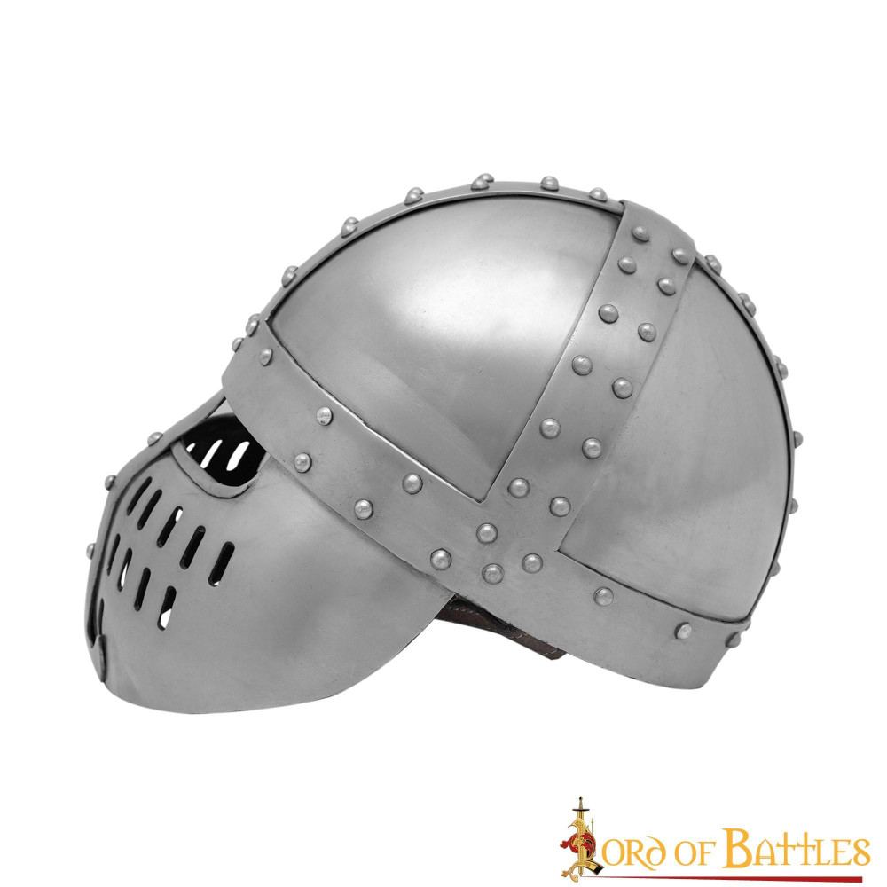 Helmo Spangenhelm du 12ème siècle chevalier normand au XIII Calibre 16  - 5