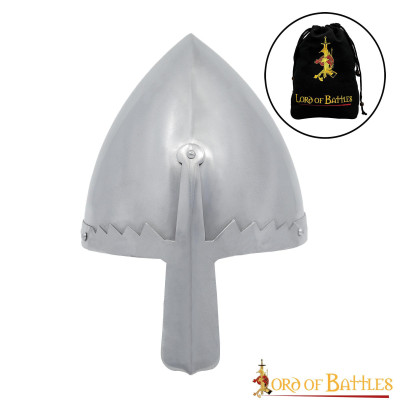 Casque nasal Saint Venceslas avec doublure en cuir calibre 16  - 1