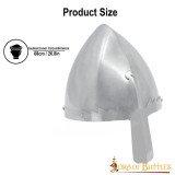 Casque nasal Saint Venceslas avec doublure en cuir calibre 16  - 5