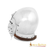 Casque médiéval entièrement fonctionnel Calibre BATTLE READY 16 Casque en acier  - 1