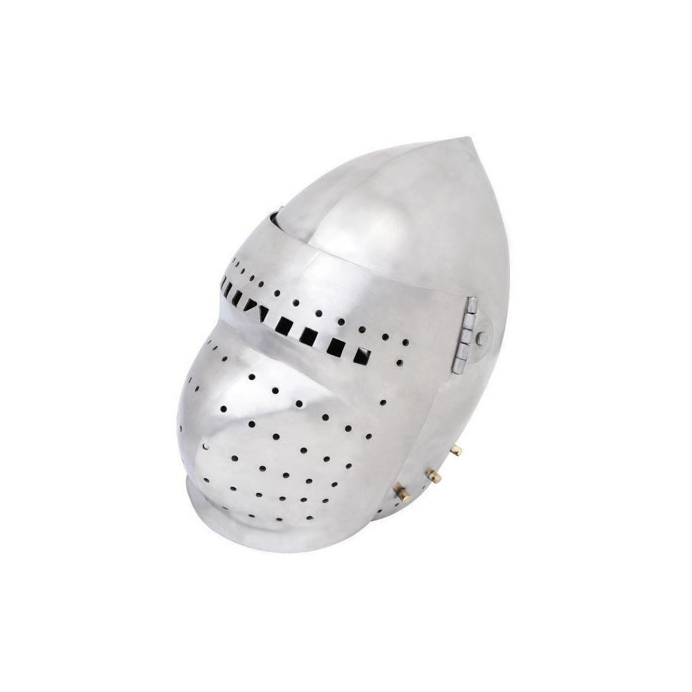 Casco Bascinet con visera completa del siglo XIV calibre 14mm  - 7