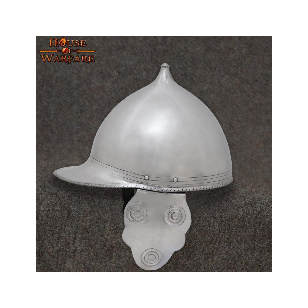 Elmo de aço tipo 4 Roman Montefortino calibre 16mm  - 3