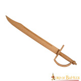 Espada de treinamento funcional de madeira feita à mão pirata  - 1