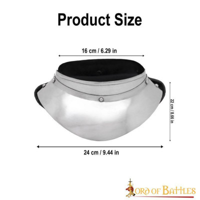 Gorget cavalheiresca medieval calibre 16  - 5