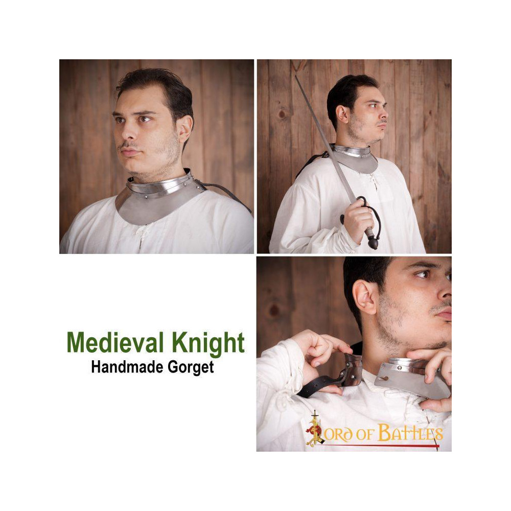 Gorget cavalheiresca medieval calibre 16  - 7