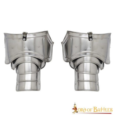Ombreiras medieval Fantasy Knightly Pauldrons Calibre 18mm  - 1