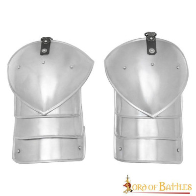 Medieval fantasy soldier shoulder pads caliber 18mm  - 2
