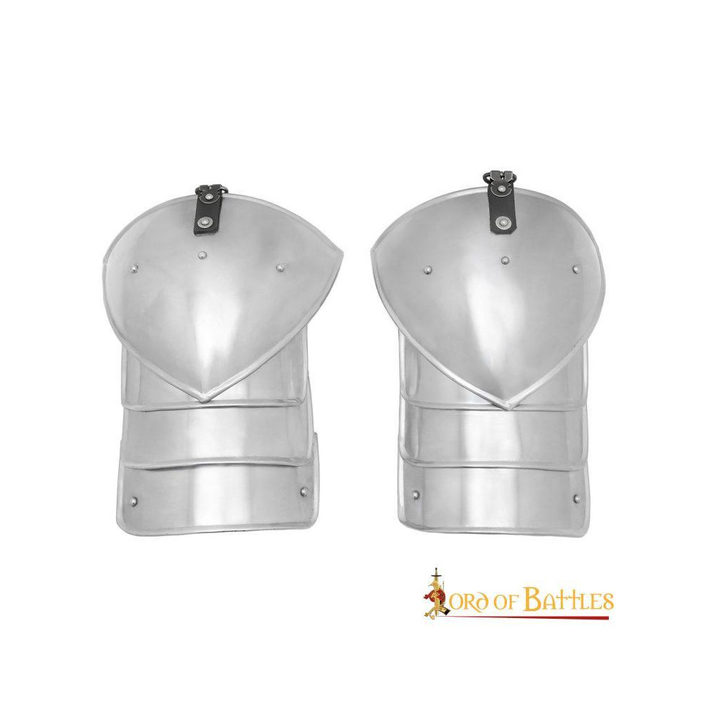 Medieval fantasy soldier shoulder pads caliber 18mm  - 2