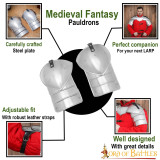 Medieval fantasy soldier shoulder pads caliber 18mm  - 6