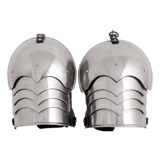 Ombreiras de cavaleiros medievais Armadura de ombro funcional calibre 16  - 9