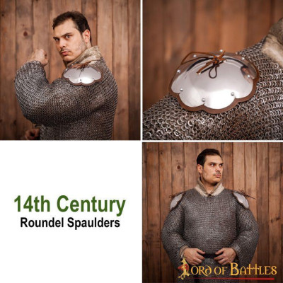 Hombreras guerrero medieval (Pareja)  - 7