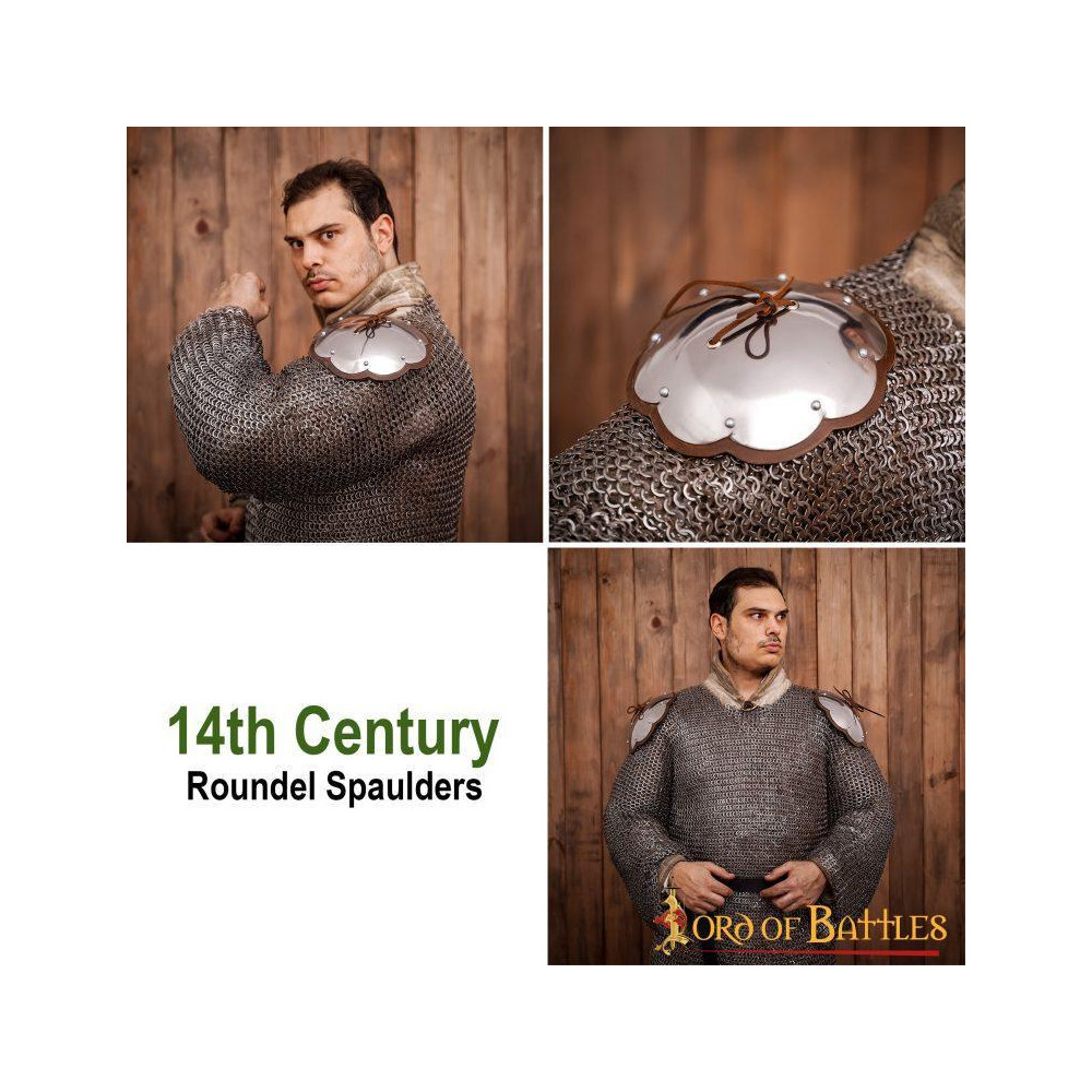 Hombreras guerrero medieval (Pareja)  - 7