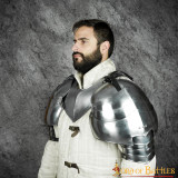 Grandes épaulettes chevaliers médiévaux calibre 18  - 6