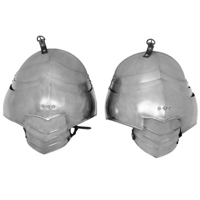 Large shoulder pads medieval knight pads 18 caliber  - 9