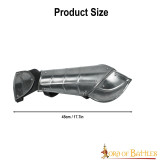 Protecção para braços de fantasia medieval com proteção de cotovelo e mão  - 5