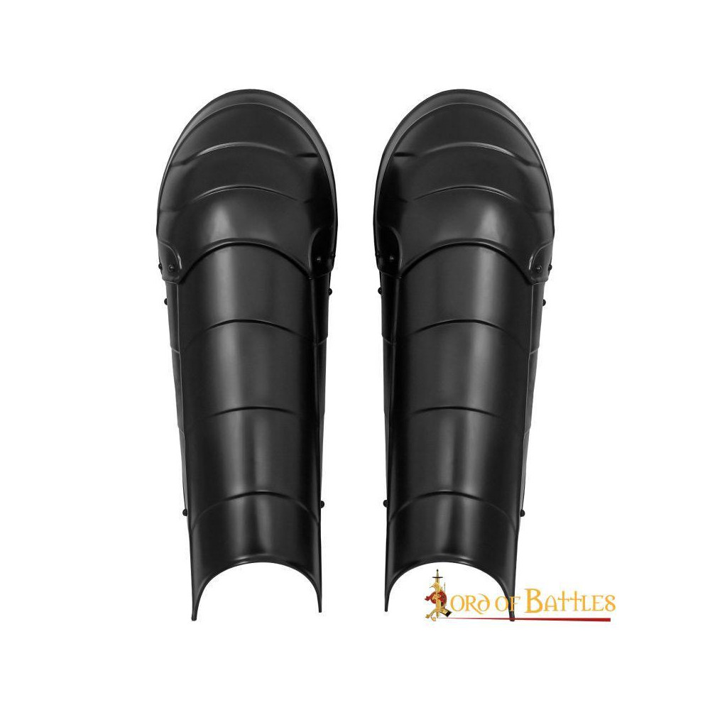 Grevas Dark Knight Steel con Poleyns / Knee Cops Calibro 18 - 1