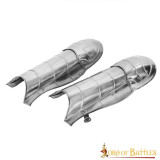 Cretons fantastiques médiévaux avec Knee Cops Calibre Poleyns 18  - 1