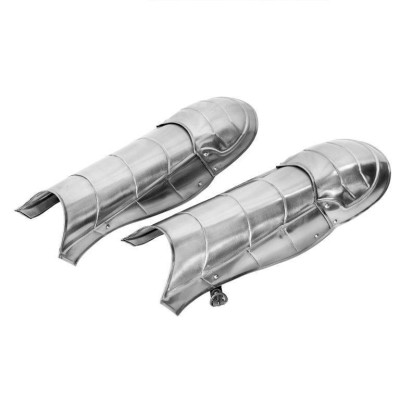 Medieval fantasy greaves with Knee Cops Poleyns calibre 18  - 8