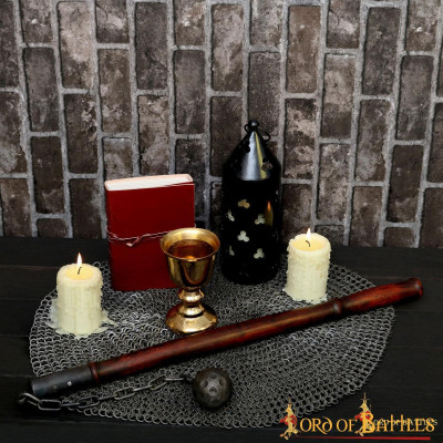 Medieval single-ball mangual for real-life combat and reenactment  - 2