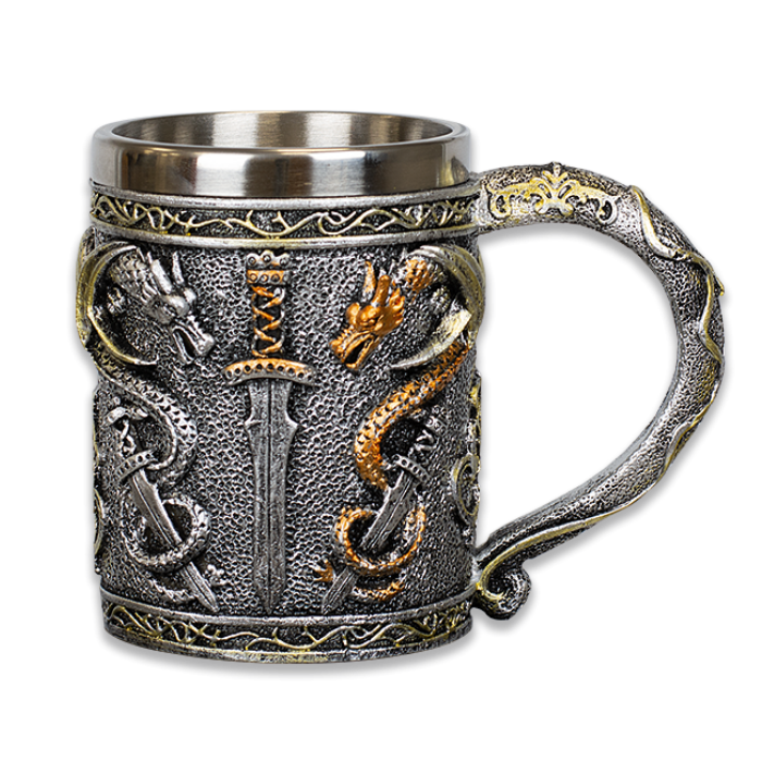 Caneca Dragão com Espada  - 1