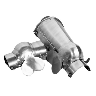 Armure médiévale en acier du 16ème siècle Français médiévale  - 6