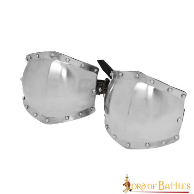 Polias de aço medieval do século XIII a XIV calibre 16  - 1