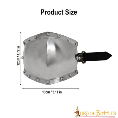 Polias de aço medieval do século XIII a XIV calibre 16  - 3