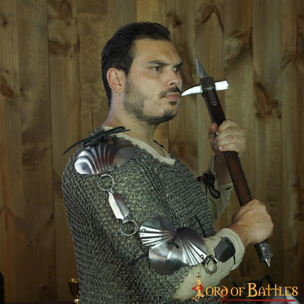 Cadenas medievales del siglo XV con cuerdas de cuero real calibre 18  - 4