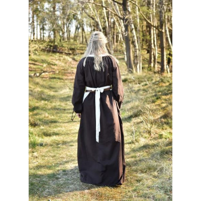 Vestido Medieval Ana, castanho  - 5